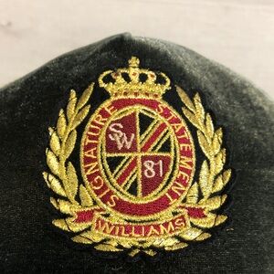 Serena Williams Signature Statement green velour Hat Cap with embroidered crest